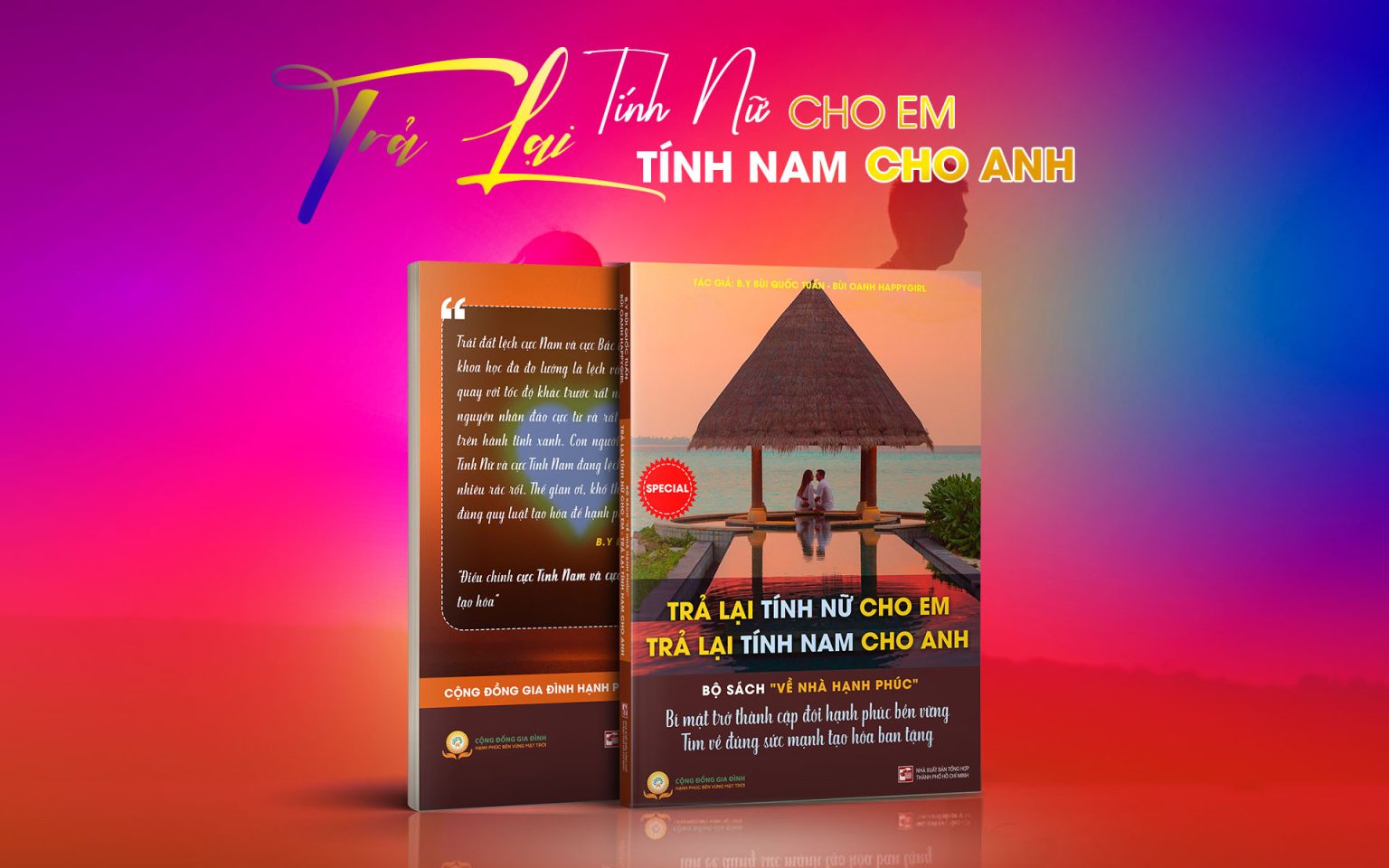 Sách “Trả Lại Tính Nữ Cho Em, Trả Lại Tính Nam Cho Anh” – Gỡ Mở Hạnh Phúc, Đúng Vai Đúng Vai Trò